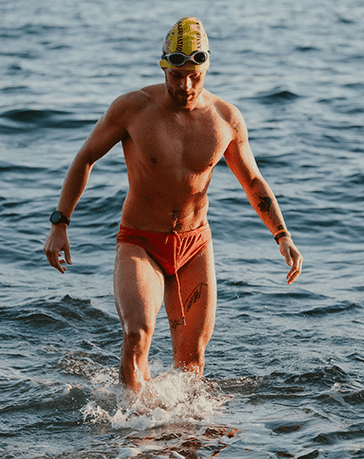 Fotograaf Stef Reynaert - Matthieu bonnne net na zware zwemtraining